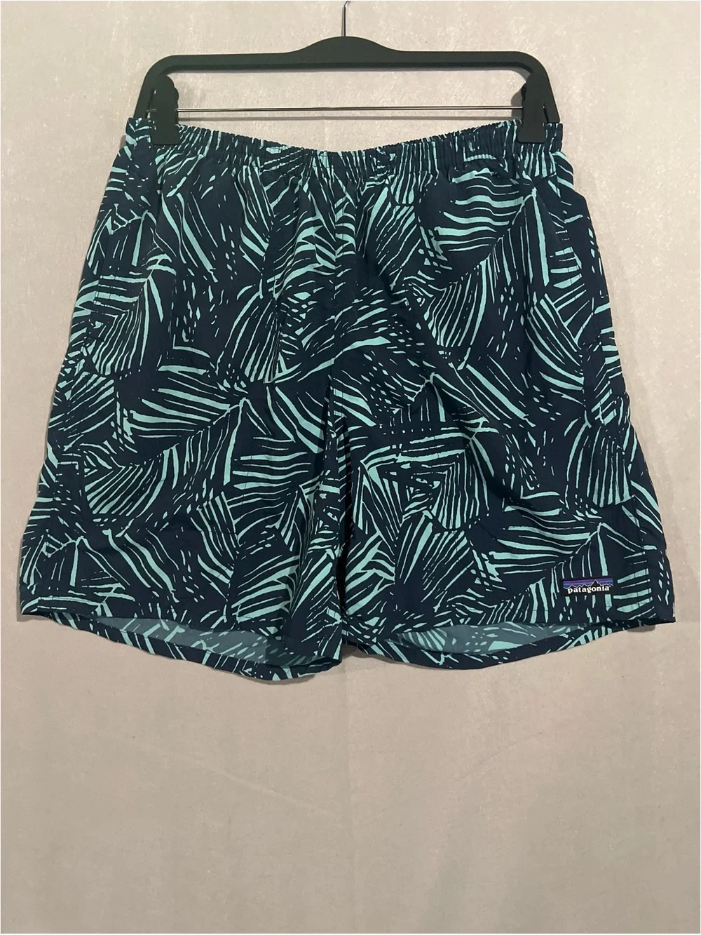 Patagonia Baggie’s 6” Shorts Men’s Medium Blue Pattern Swim Trunks